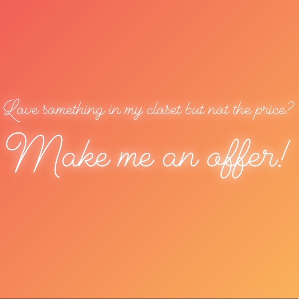 All reasonable offers considered!!!
